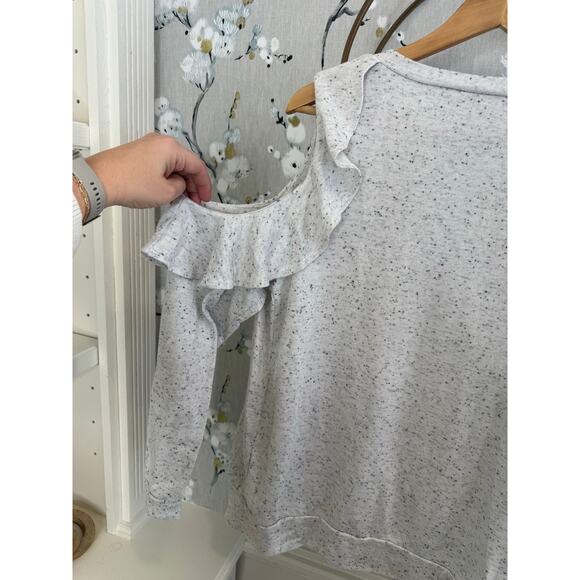 Isabel Maternity by Ingrid & Isabel Light Gray Maternity Sweatshirt - Size Large - Picture 6 of 6